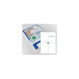 rillprint tiquette universelle, 105 x 74 mm, blanc