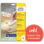 AVERY Zweckform tiquette universelle, 38,1 x 21,2 mm, blanc