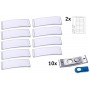 AVERY Zweckform Badge, 68 x 22 mm, set de 5, argent