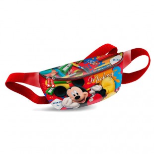 KARACTERMANIA - Karactermania Mickey Mouse Crayons-Fanny Pack Sac Banane Sport, 30 cm, Rouge (Red)
