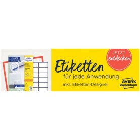 AVERY Zweckform tiquette universelle, 105 x 42,3 mm, blanc