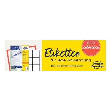 AVERY Zweckform tiquette universelle, 105 x 57 mm, blanc