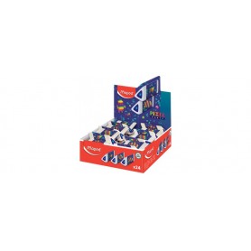 Maped Gomme en plastique Pyramide PIXEL PARTY, prsentoir