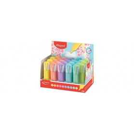 Maped Surligneur FLUO\'PEPS PASTEL, prsentoir de 30