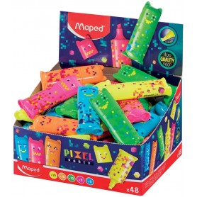 Maped Surligneur Mini PIXEL PARTY, prsentoir de 48