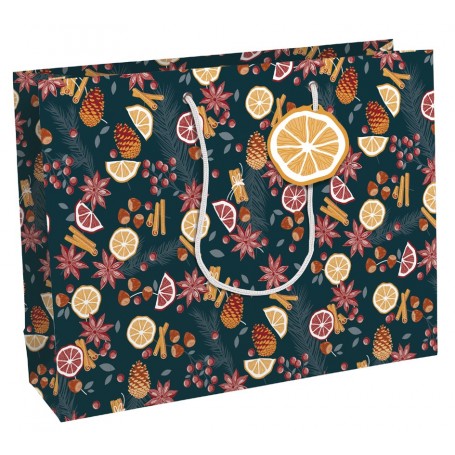Clairefontaine Sac cadeau de Nol \"Agrumes\", shopping