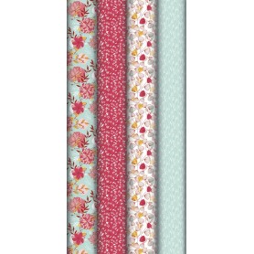 Clairefontaine Papier cadeau \"Flora\", en prsentoir