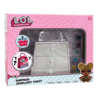 LOL SURPRISE - L.O.L. Surprise Boîte à Bijoux pour Fille Coffret pour Bijou Activité Créatif trousseati Series Confetti Pop