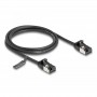 Câble RJ45 Stecker vers Stecker Cat flexible 1 m noir