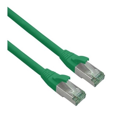 Câble TPE cat 7 RJ45 1m vert