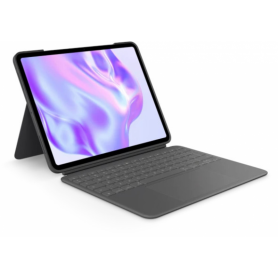 Logitech Combo Touch iPad Pro 13 Pouces (M4)(2024) Keyboard Case - Clavier rétroéclairé détachable avec béquille, Frappe Confortable, Mode Multi-Usage - QWERTZ