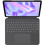 Logitech Combo Touch iPad Pro 13 Pouces (M4)(2024) Keyboard Case - Clavier rétroéclairé détachable avec béquille, Frappe Confortable, Mode Multi-Usage - QWERTZ