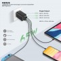 Chargeur GaN 65W noir