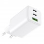 Chargeur GaN 65W blanc