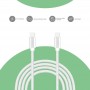 Câble de charge USB-C - Lightning 1m blanc 65W