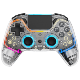 Deltaco PS4/PC Controller wireless/BT transparent
