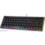 Deltaco DK240 mini 60% Gaming Tastatur semi-transparent