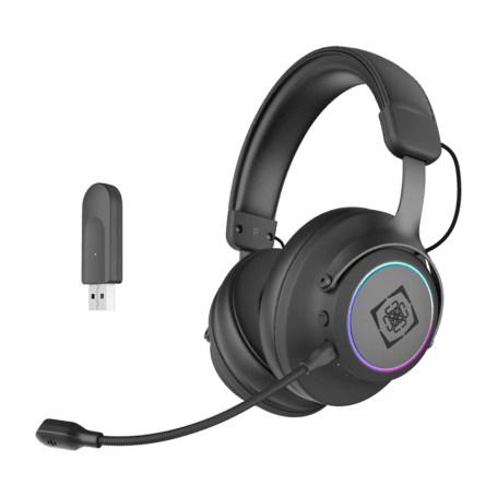 Deltaco DH440 Gaming Headset Wireless USB RGB 7.1 Sur. sw