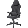 Deltaco DC130 Gamingstuhl Soft Woven Mesh, schwarz