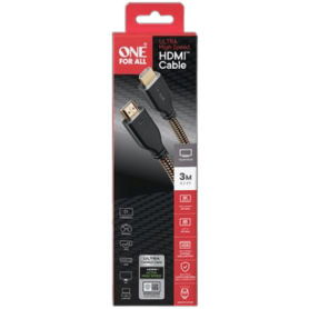 One for All 3,0m Ultra High Speed HDMI 2.1 Kabel zertifiziert