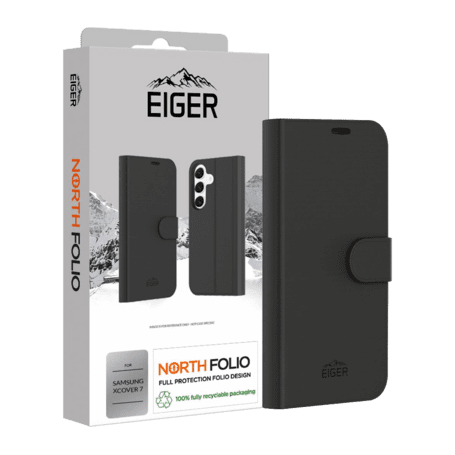 Eiger North Folio Case Galaxy Xcover7 schwarz
