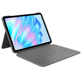 Logitech Combo Touch iPad Air 11\'\' (2024) grau QWERTZ