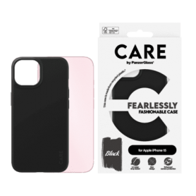 PanzerGlass CARE Fashion Colors iPhone 15 schwarz