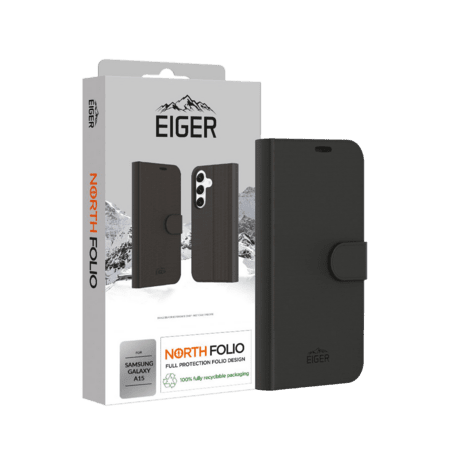 Eiger North Folio Case Galaxy A15 4G/5G schwarz