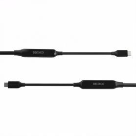 Deltaco USB-C zu USB-C Active Kabel 5m 3A schwarz