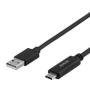 Deltaco USB-C zu USB Kabel 3m schwarz