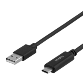 Deltaco USB-C zu USB Kabel 3m schwarz