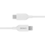 Deltaco USB-C zu Lightning Kabel 2m weiß