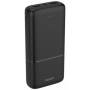 DELTACO Powerbank 20000mAh 20W PD USB-C/2x USB schwarz