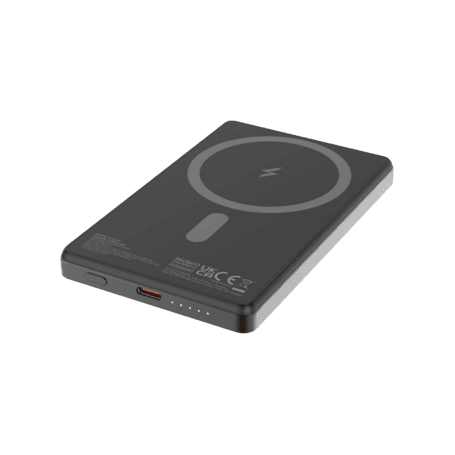 DELTACO Powerbank Wireless 5000mAh USB-C 20W schwarz