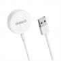 DELTACO Apple Watch Ladegerät USB 1m weiß