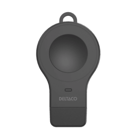 DELTACO Apple Watch Mini Ladegerät USB-C schwarz
