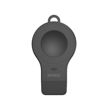 DELTACO Apple Watch Mini Ladegerät USB-C schwarz
