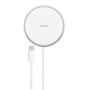 DELTACO Ladegerät Wireless USB-C 1m weiß