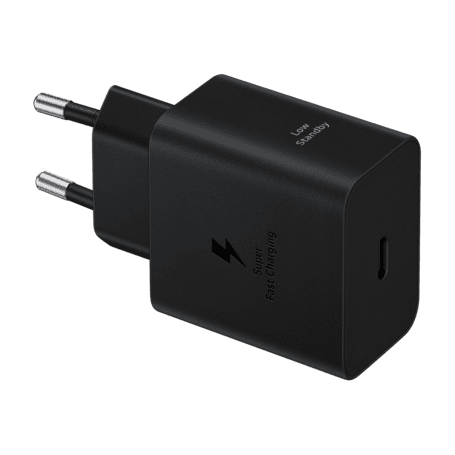 Samsung Schnellladegerät USB-C 45W + USB-C Kabel 1,8m schw