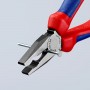 KNIPEX 03 02 180 Pince universelle avec poignées comfortables noire atramentisée 180 mm