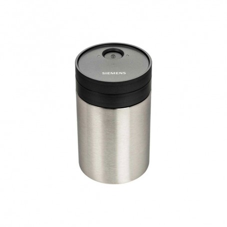 Siemens Récipient à lait isotherme, garde le lait frais pendant plusieurs heures, couvercle freshLock, pour série EQ, acier inoxydable, TZ80009N