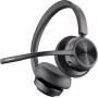 Poly – Micro-Casque sans Fil Voyager 4320 UC avec Socle de Chargement (Plantronics) – Micro-Casque avec Micro-Perche – USB-A – Compatible avec Teams (certifié), Zoom et Bien Plus Encore