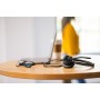 Poly – Micro-Casque sans Fil Voyager 4320 UC avec Socle de Chargement (Plantronics) – Micro-Casque avec Micro-Perche – USB-A – Compatible avec Teams (certifié), Zoom et Bien Plus Encore
