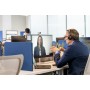 Poly – Micro-Casque sans Fil Voyager 4320 UC avec Socle de Chargement (Plantronics) – Micro-Casque avec Micro-Perche – USB-A – Compatible avec Teams (certifié), Zoom et Bien Plus Encore