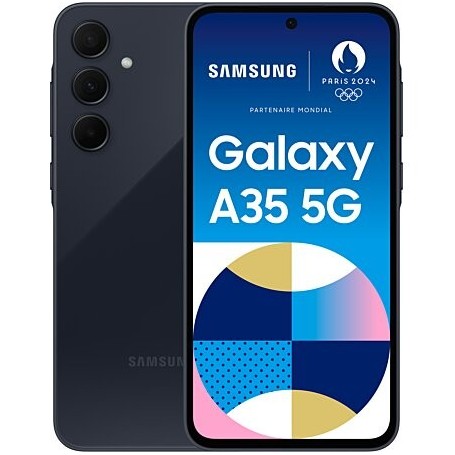 Samsung SM-A556B, Galaxy A55 5G, Dual SIM, 8 Go 128 Go, Bleu Marine Fantastique, EU