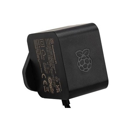 Raspberry Pi 27W USB-C Power Supply - Black - EU