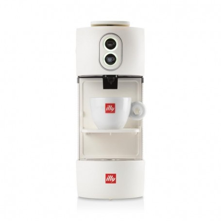 illy Nouvelle machine à café dosette ESE 44 mm Filtre papier 1000 ml, couleur blanche
