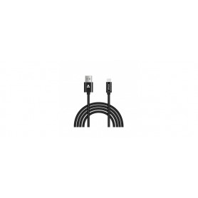 Câble de charge USB-C - Lightning 1m noir 15W