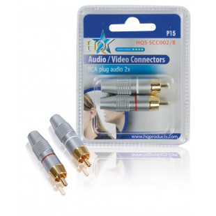 HQ fiches RCA audio (2x)