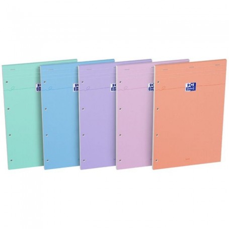 Oxford Bloc-notes Pastel, 210 x 315 mm, Seys, 160 pages